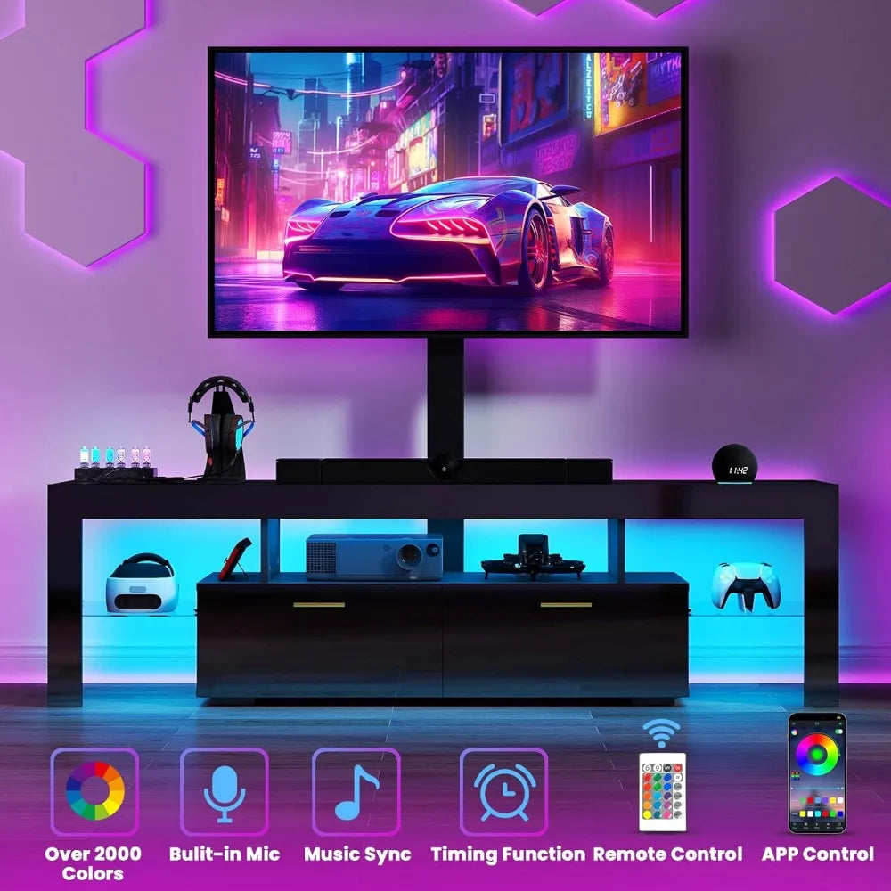 LED TV-Stand with Mount 75 inch