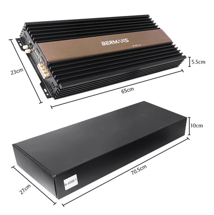 Competition grade 6500W mono car audio amplifier