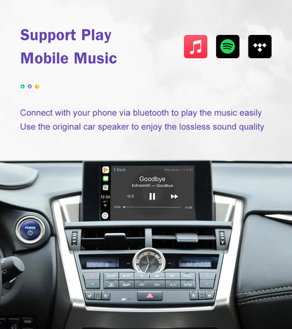 Wireless CarPlay Android Auto for Lexus 2014-2019