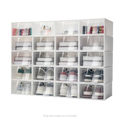 20 Transparent Shoe Boxes