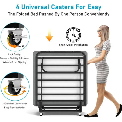 Folding Bed with Mattress