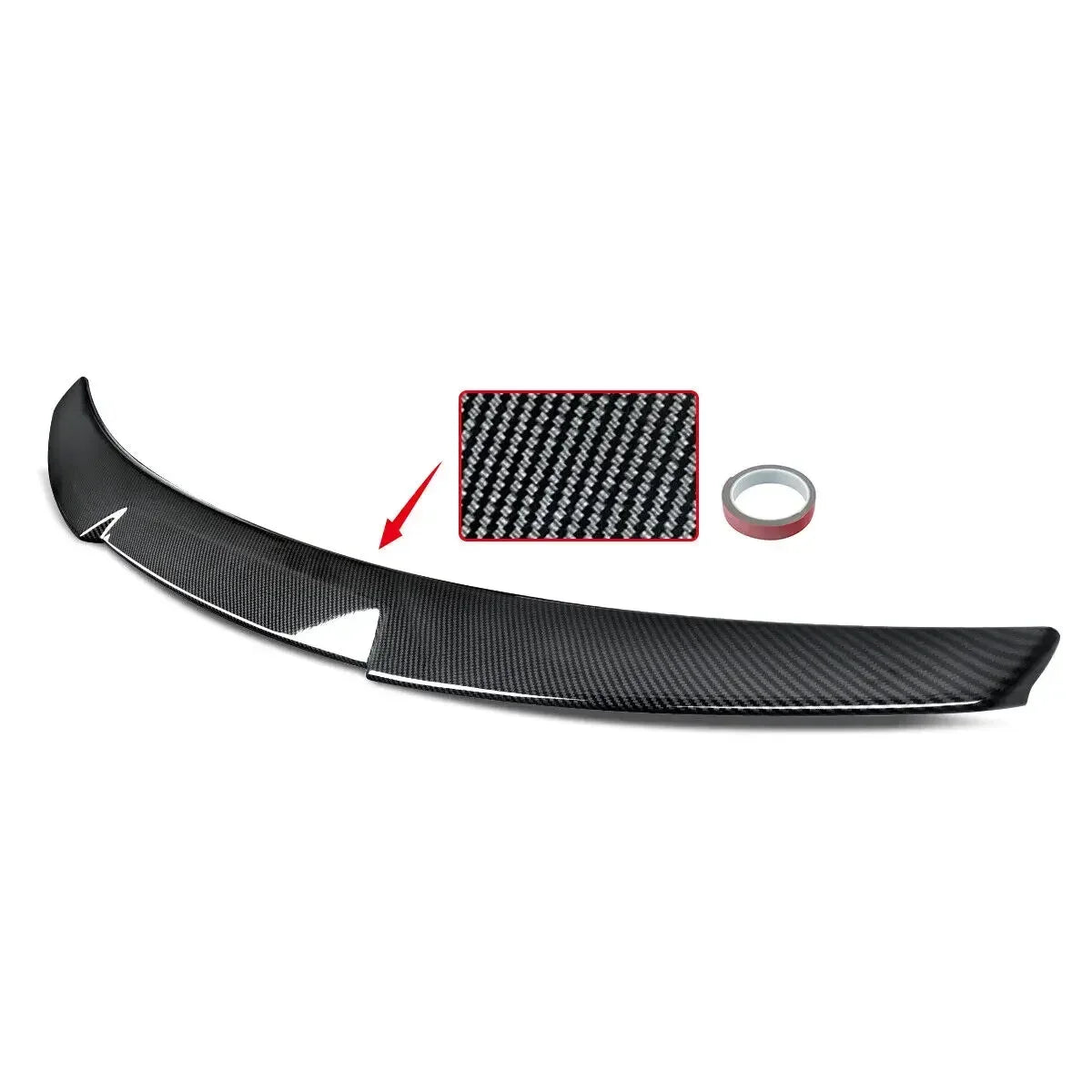 CARBON SPOILER WING FOR AUDI A5 S5 RS5 B8 COUPE 2D 07-13