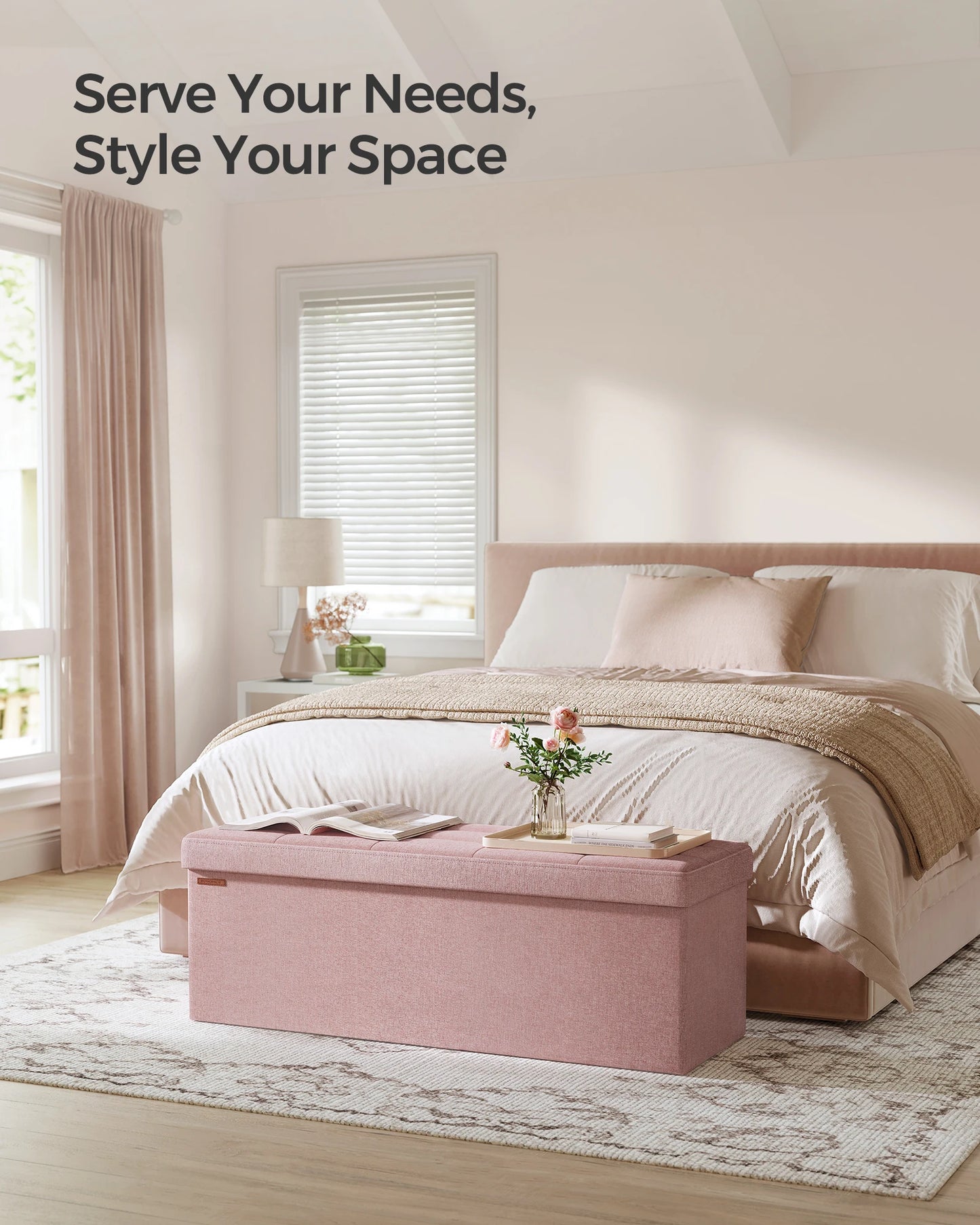 Mazie Collection Ottoman Bench