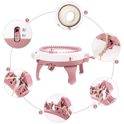 Crochet Machine w/ 48 Needles & Row Counter