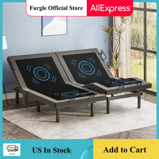 Split King Size Adjustable Bed Base Frame