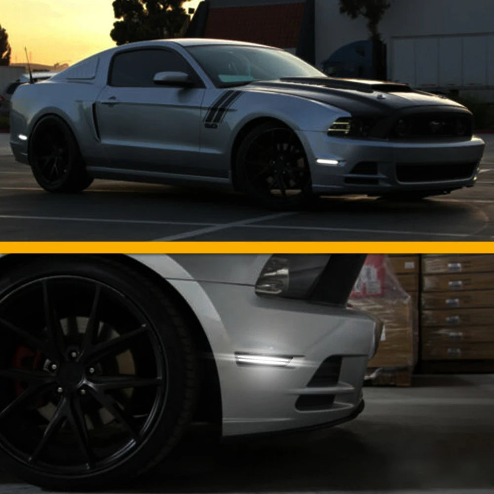 LED Side Marker Lights For Ford Mustang 2010-2014