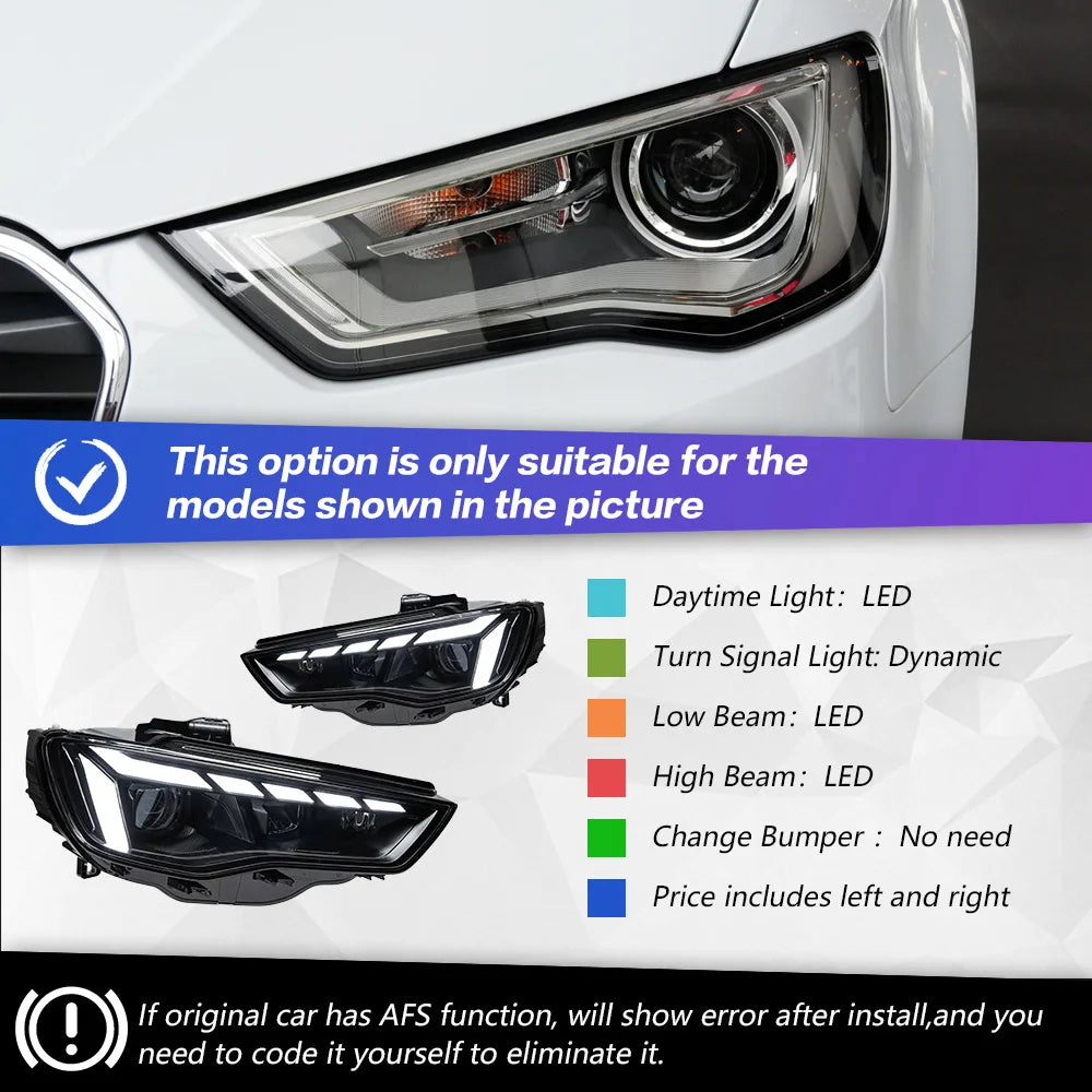 AKD Angel Eye Projector Lens for Audi A3 2013-2015