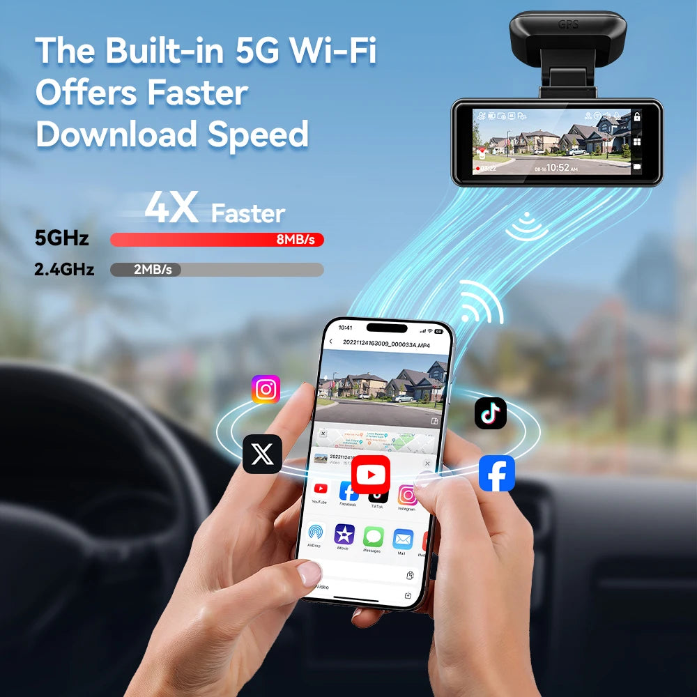 REDTIGER Dash Cam HD 4K