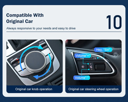 8” Wireless CarPlay Android Auto Interface for Audi A3 2013-2018