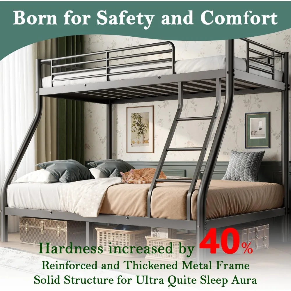Twin Over Full Size Heavy Duty Bunk Beds