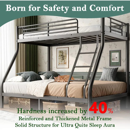 Twin Over Full Size Heavy Duty Bunk Beds