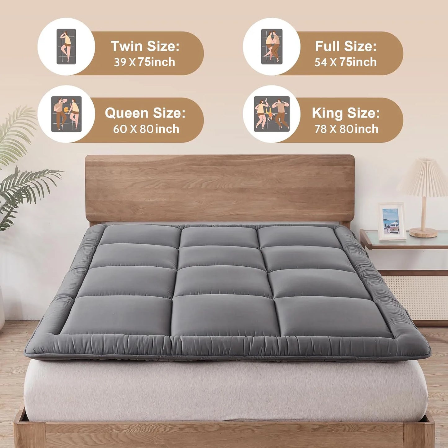 3" Japanese Floor Mattress