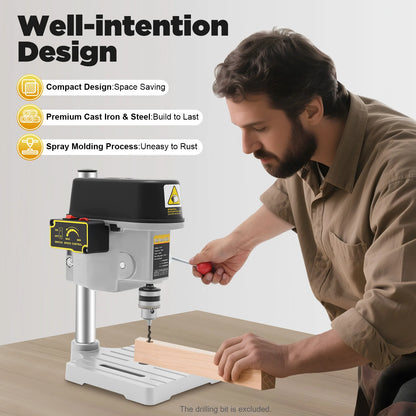 Mini 340W Powerful Bench Drill Press