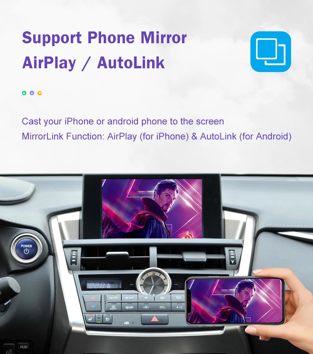 Wireless CarPlay Android Auto for Lexus 2014-2019
