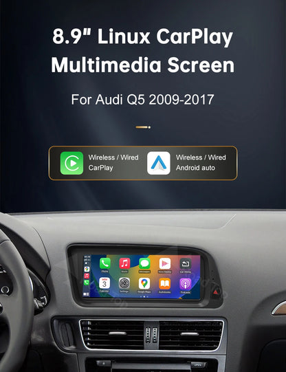 12.3' Wireless CarPlay For Audi A4 2009-20012