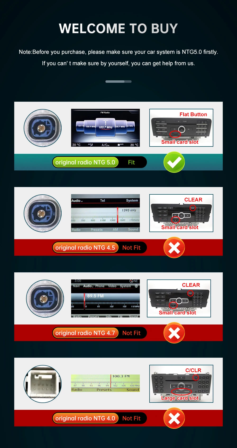 12.3 inch Ultra-thin Screen for Mercedes-Benz 2015-2018