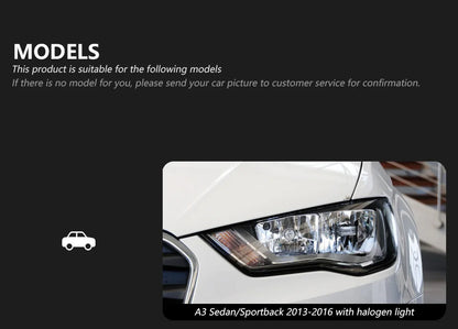 AKD Angel Eye Projector Lens for Audi A3 2013-2015
