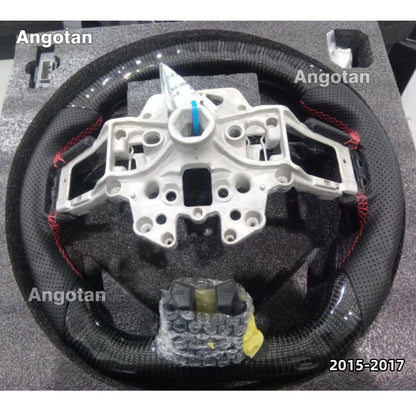 LED Carbon Fiber Steering Wheel for Ford Mustang 2015-2023