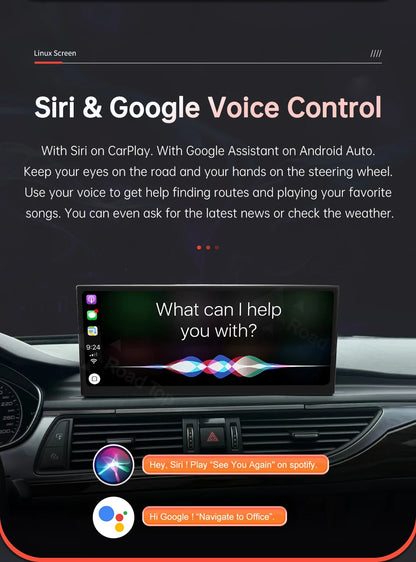 12.3'' Linux Multimedia Display For Audi A6 A7 2011-2018