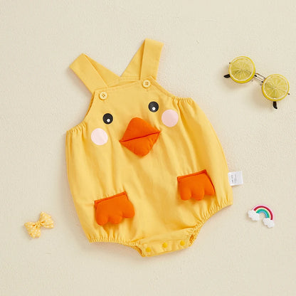 1Pc Duck Overalls 9M-4T