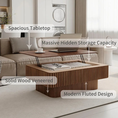 39" Square Lift Coffee Table