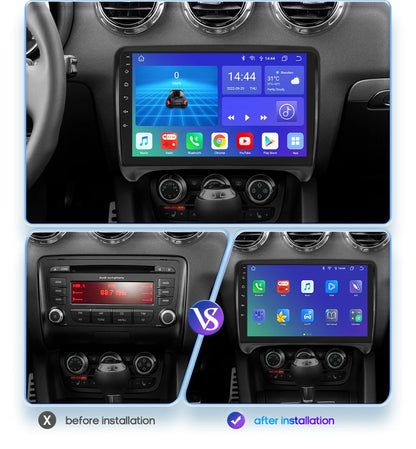 CarPlay Android Auto radio For Audi TT MK2 8J 2006-2014
