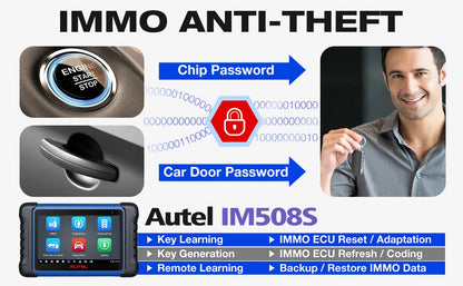 Autel IM508S Key Programmer All-in-one OBD2 Automotive Scanner