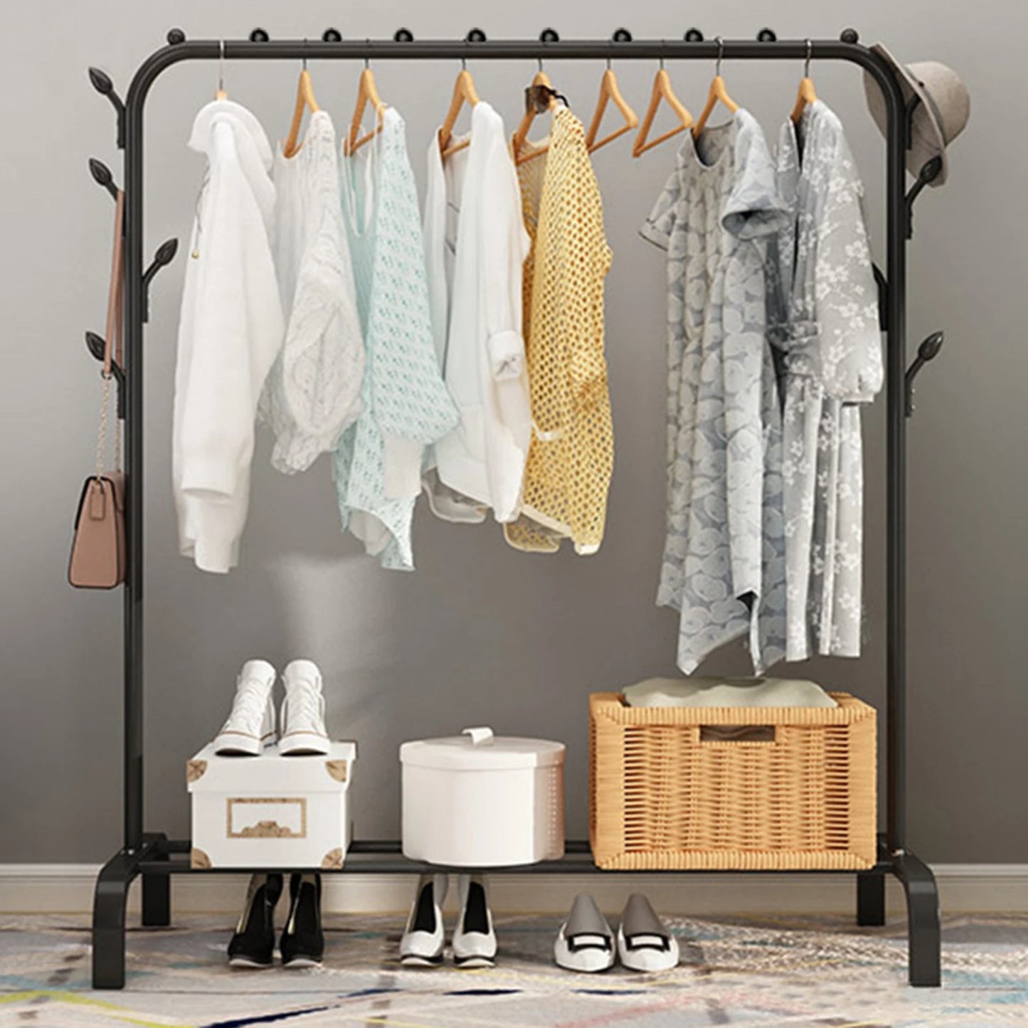 Heavy-Duty Metal Clothes Racks