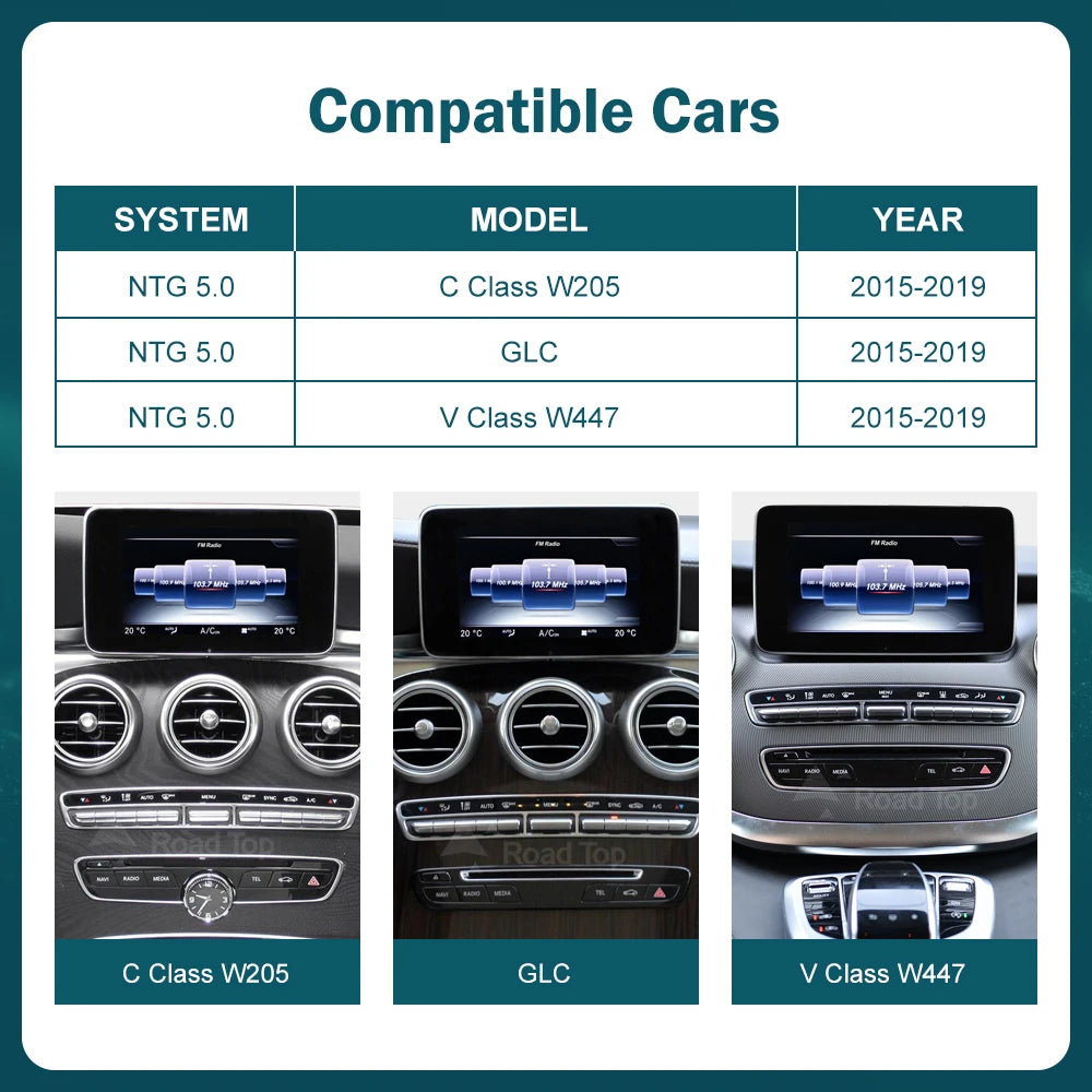 12.3 inch Ultra-thin Screen for Mercedes-Benz 2015-2018