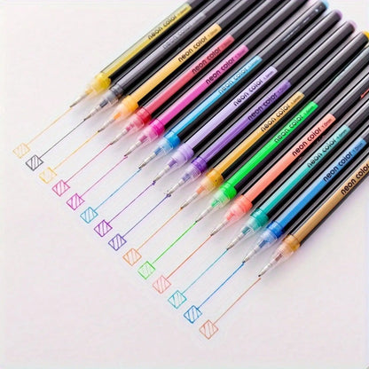 Sparkle Gel Pen Set with Fine Tip 48-Colors