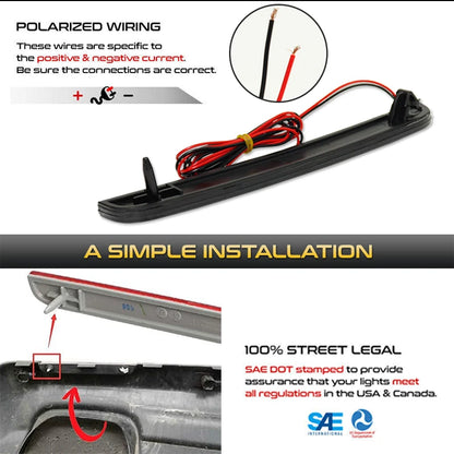 iJDM Rear Bumper Reflector Light Assemblies For 2013-2015 Dodge Challenger