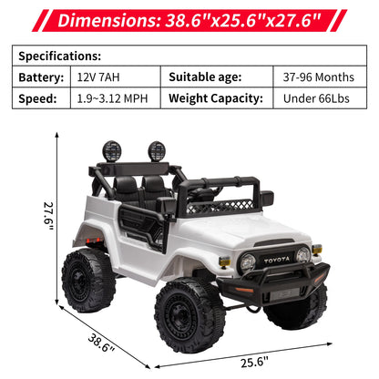 Licensed Toyota 12v Kids Truck