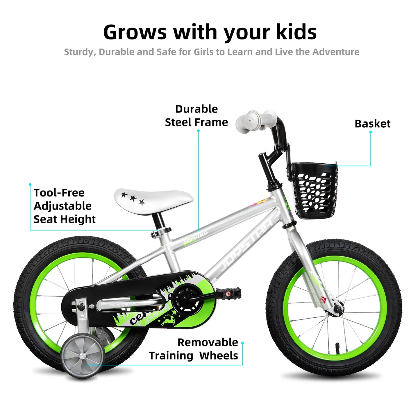 JOYSTAR Cervine 14 18 20 Inch Kids Bike