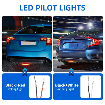 Universal Fin Rear Bumper Lip For Audi