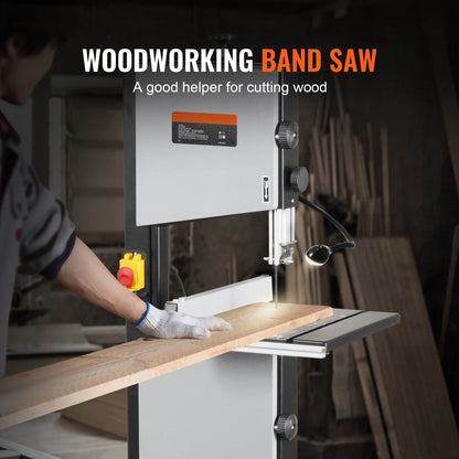 10/14Inch Band Saw 2-Speed Continuously Viable Benchtop Bandsaw