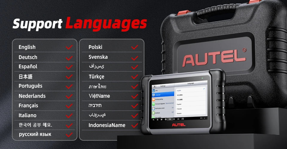 Autel MK808S Automotivo OBD2 Scanner