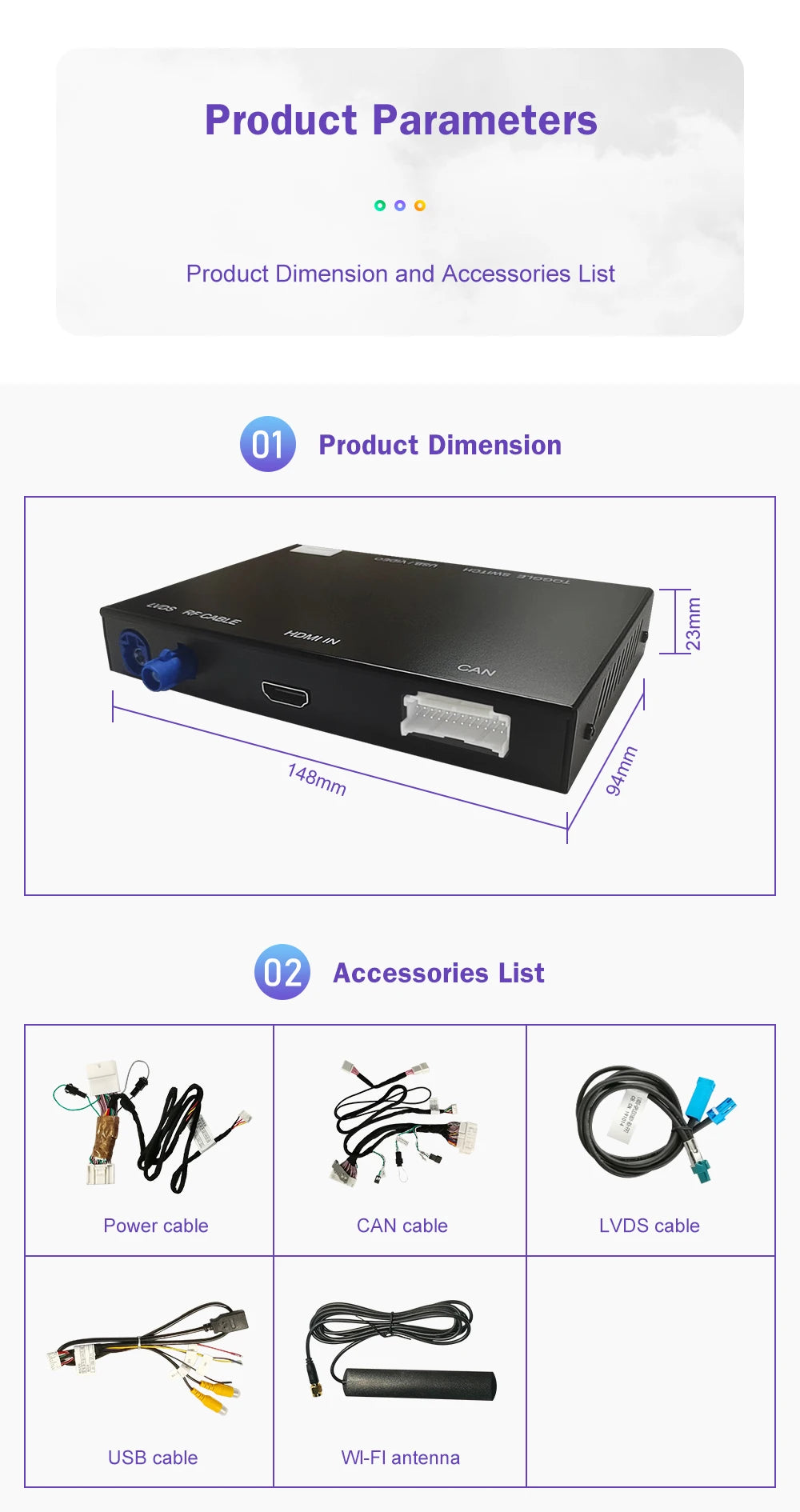 Wireless CarPlay Android Auto for Lexus 2014-2019