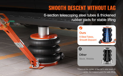 Air Jack 3/5 Ton Pneumatic Lifting Jack