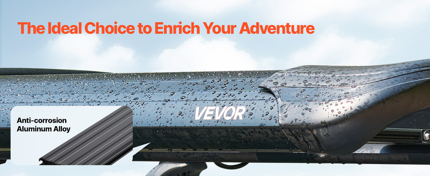 VEVOR Roof Rack Cargo Carrier 48x40x5.6“ Universal Rooftop Cargo Basket