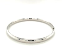 Classic Bangle in 14k White Gold (5.00 mm)