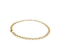 10k Gold Mariner Link Anklet 3.2mm