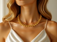 14k Yellow Gold Bead Chain (7mm)