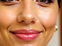 14k Two Tone Gold Double Round Hoops